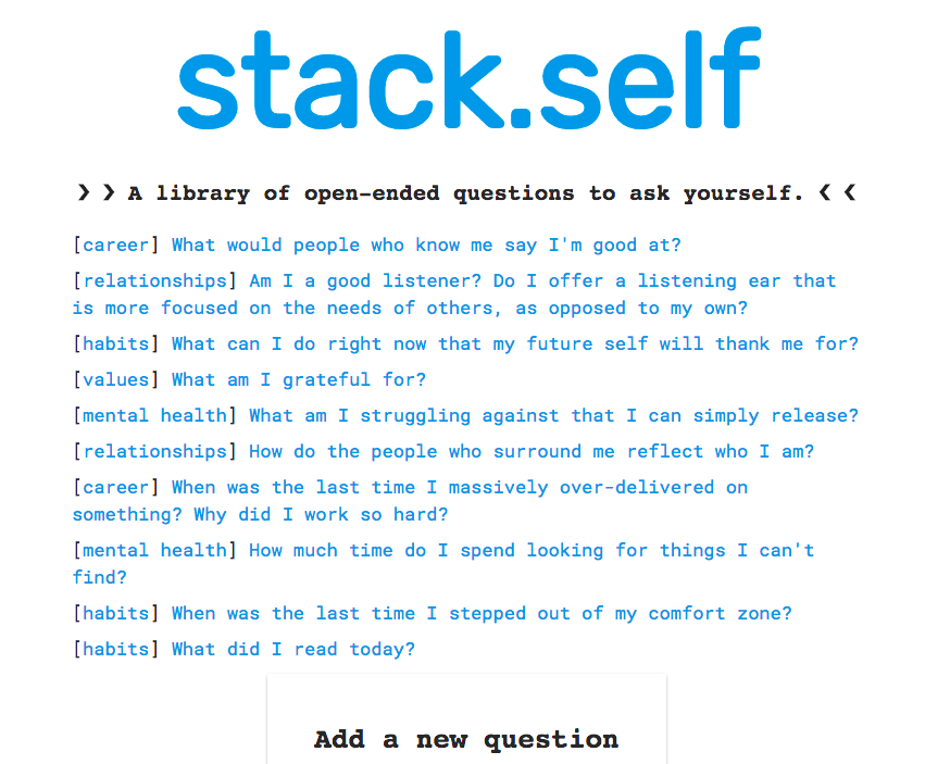 Stack.Self App